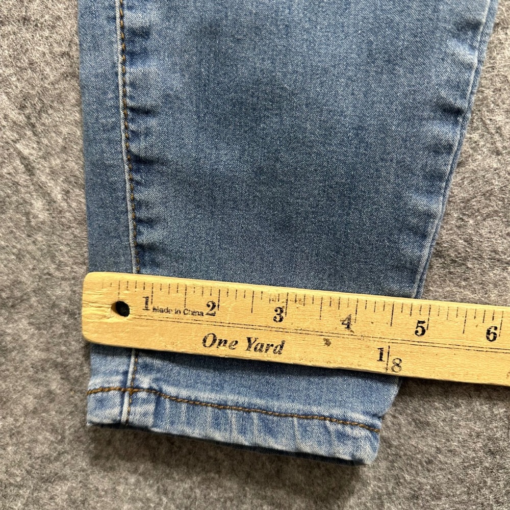 Telepatia Skinny Jeans Women 7/28 Blue‎ High Rise Stretch Denim Faded Casual - Picture 7 of 9